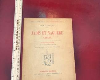 J13 - $30. Jadis Et Naguere Chair by Paul Verlaine.