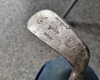 Antique "Success Mashie" hand-forged golf club, likely dating from the 1920s or 1930s hickory-shaft