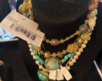 Pearl & Sterling Pendant Necklace