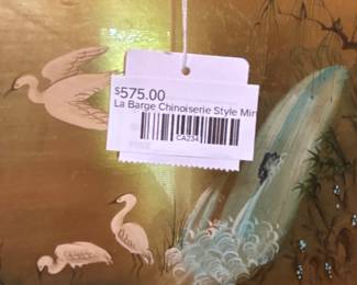 La Barge Chinoiserie Style Mirror