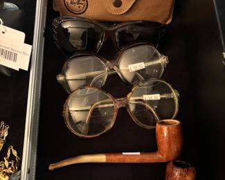 Wooden Pipes, Ray Ban Glasses