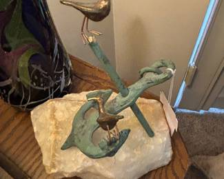 Curtis C Jere Signed Sculpture