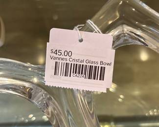 Vannes Cristal Glass Bowl