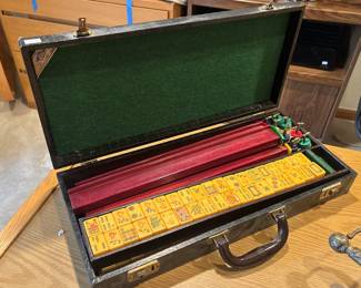 Mid-Century Mahjong Set