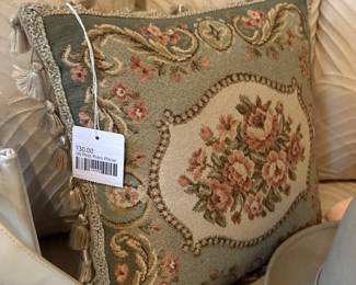 (A) Petit Point Pillow