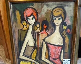 MCM Oil Painting on Canvas