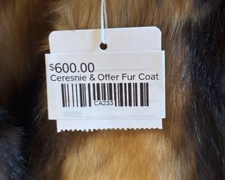 Ceresnie & Offer Fur Coat