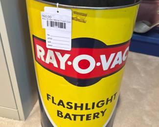 Ray-O-Vac Metal Trash Can