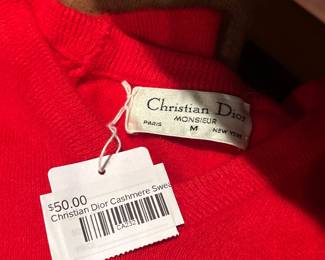 Christian Dior Cashmere Sweater