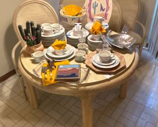 Dining Table & Dining Chairs, Mikasa 58 Pc Set