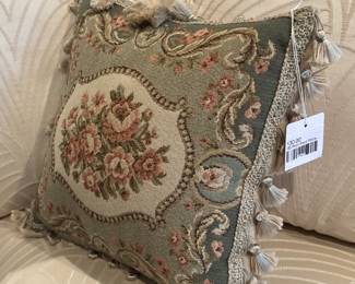 (B) Petit Point Pillow