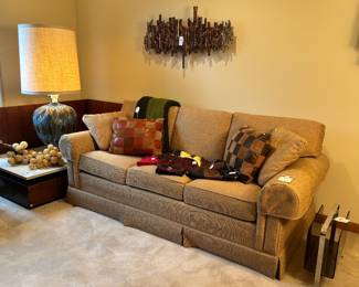 Sofa, Decorative Lamp