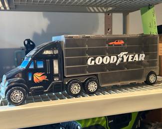 Good Year Semi-truck carrying hot wheels, was $24, NOW $14