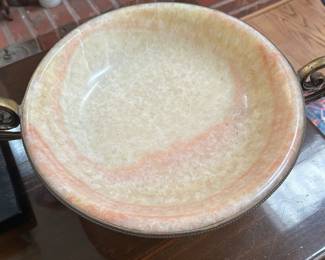 Additional view of marble bowl ~