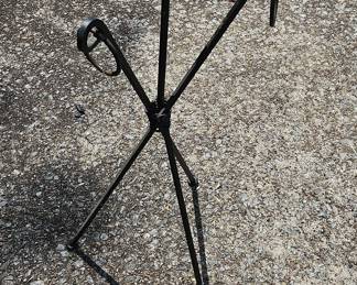 Wrought Iron Tripod Display Stand