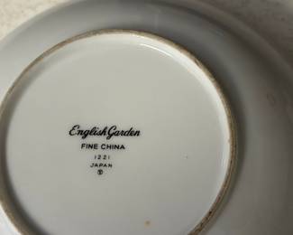 English Garden Platinum Fine China 1221 Berry Bowl