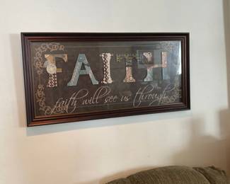 Faith Decorative Wall Art