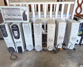 Collection of Assorted Portable Electric Space Heaters