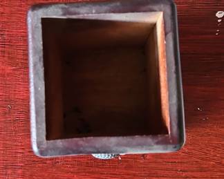 Vintage Golf Theme Desk Set - Pencil Holder and Business Card Holder