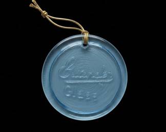 Blown Glass Ornament - "Strand Glass"