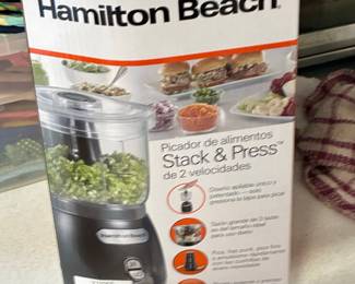 Hamilton Beach Stack & Press 3-Cup Food Chopper