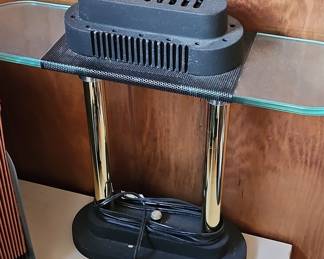 Vintage Robert Sonneman Style Postmodern Halogen Desk Lamp