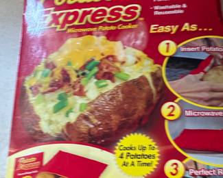 Potato Express Microwave Potato Cooker