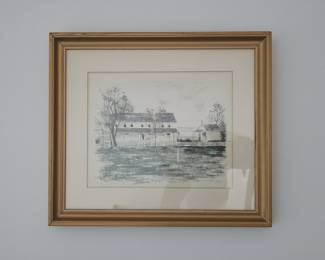 George Little Watercolor of Cravens House