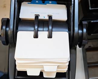 Rolodex Rotary Card File R2G Set