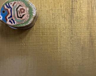 Cloisonné Enamel Fish Trinket Box