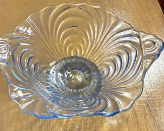 Cambridge "Caprice" Moonlight Blue Footed Bowl