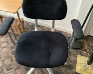 Black Upholstered Office Chair