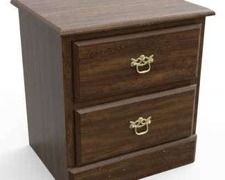 Thomasville "Impressions" Winston Court Solid Cherry Traditional Style 26" Two Drawer Nightstand
