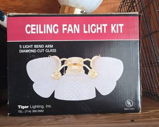 Tiger Lighting 5-Light Ceiling Fan Light Kit