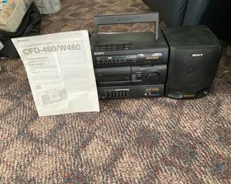 Sony CFS-1055 Portable CD Radio Cassette-Corder