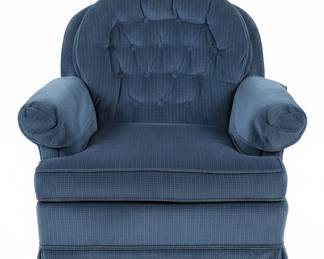 Vintage Mid-Century Tufted Club Chair