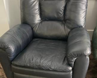 Black Leather Power Lift Recliner Chair with Massage