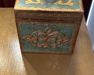 Vintage Florentine Style Jewelry Box