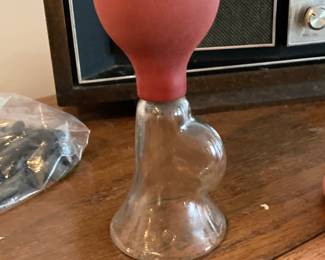 Vintage Glass Breast Pump