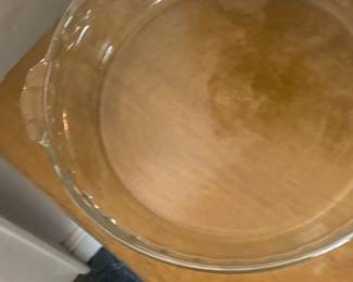 Anchor Hocking Fire King Clear Glass Pie Plate