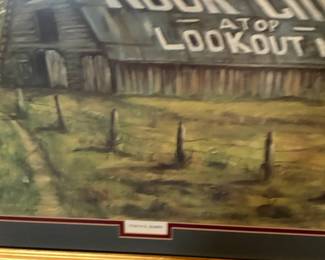 Rock City Barn Sign Print