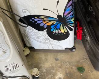 InUSA Prints Butterfly Hardside Spinner Luggage