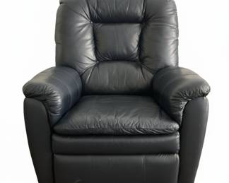 Black Leather Power Lift Recliner Chair with Massage