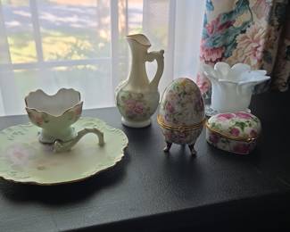 Elite Works Limoges Porcelain Collection with Floral Motifs