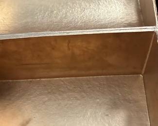 Vintage Gold Leafed Wooden Decorative Box