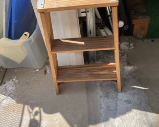 Vintage Wooden Step Stool
