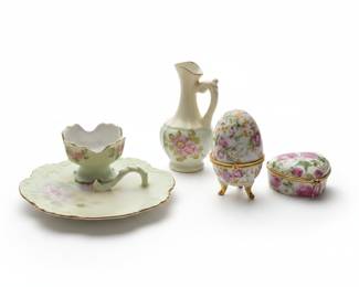 Elite Works Limoges Porcelain Collection with Floral Motifs