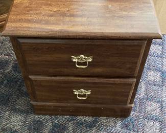 Traditional Two-Drawer Nightstand