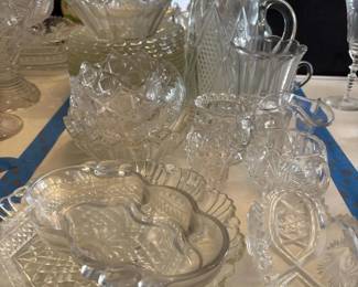 312 pressedglassservingbowlsdishesmore