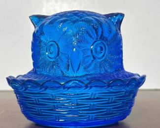 001 blueglassowlcoveredbasketdish